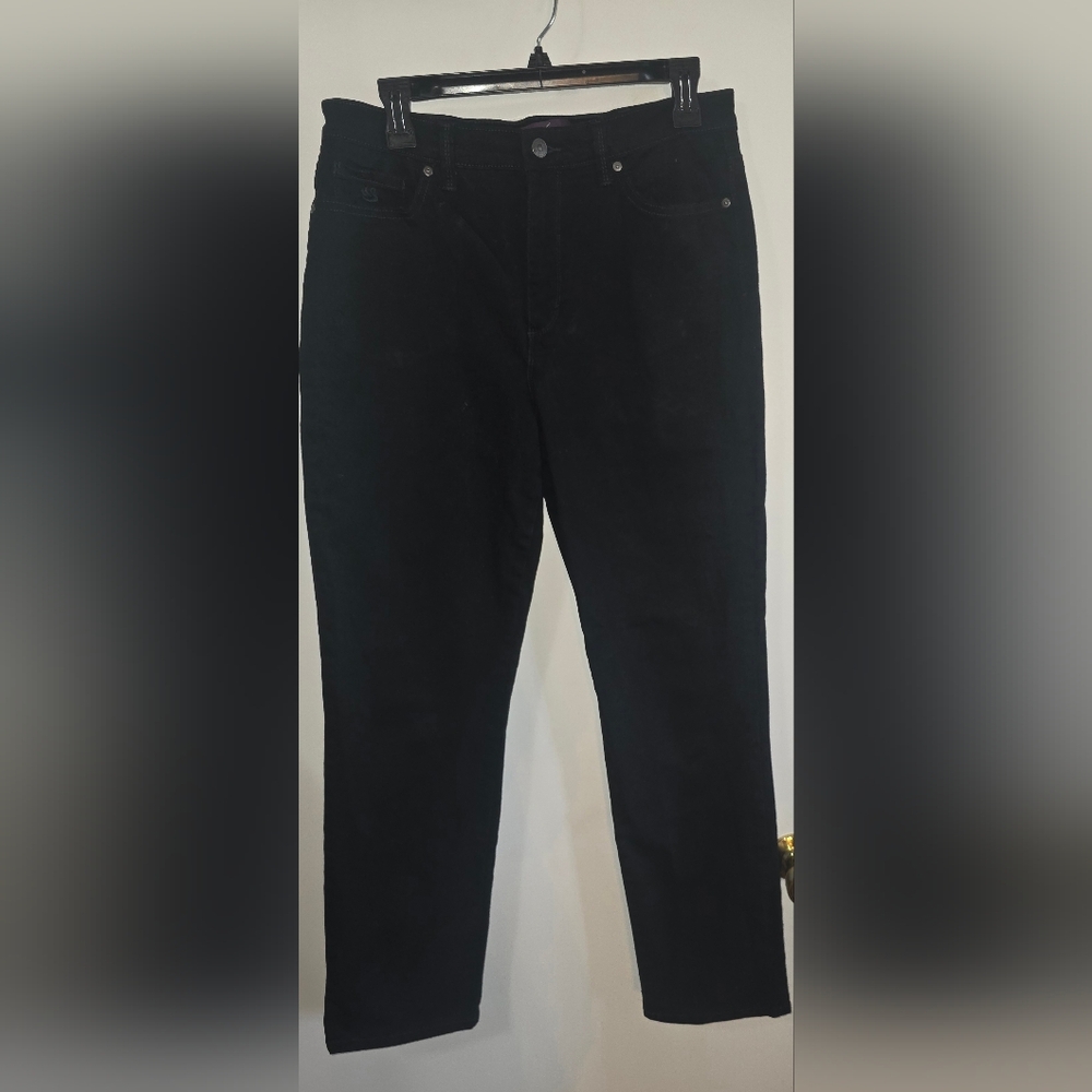 Gloria Vanderbilt Black Straight Leg Pants